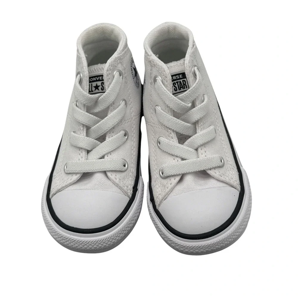 Converse Chuck Taylor All Star Madison White Mid Top Infant Toddler Shoes 6C NIB
